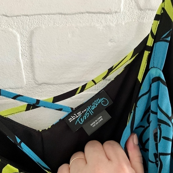 Maxi dress Fairy Floral print Chiffon Dark Romantic Fluid Flowy 3X - Picture 4 of 13